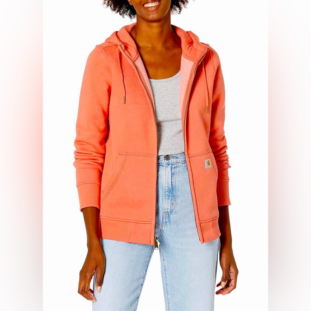 Carhartt Women Relax Fit Mid-Weight Full Zip Sweatshirt